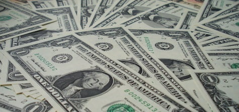 Dollar Bills Paid to Process Server for Service Fees